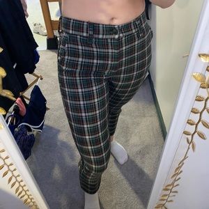 Plaid checkered American Eagle high rise pants